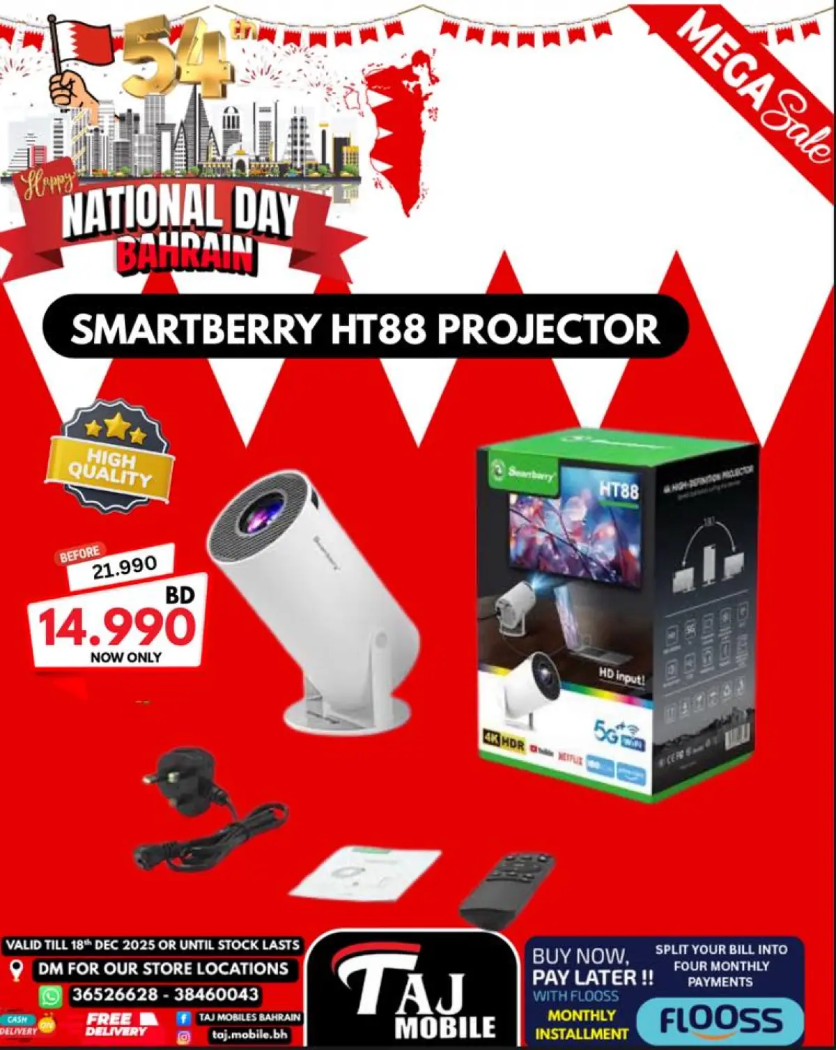 Offres Mobiles Taj Bahrein de 12 à 18 décembre 2025 Offres Fête Nationale - Page 3