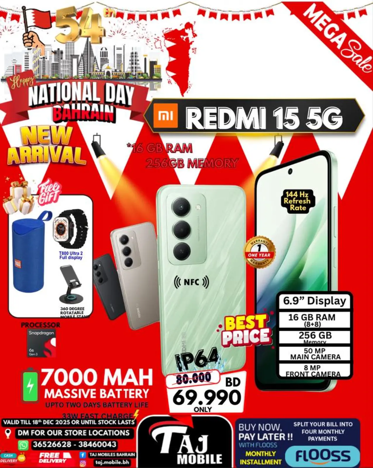 Page 54 in National Day Offers at Taj Mobiles Bahrain