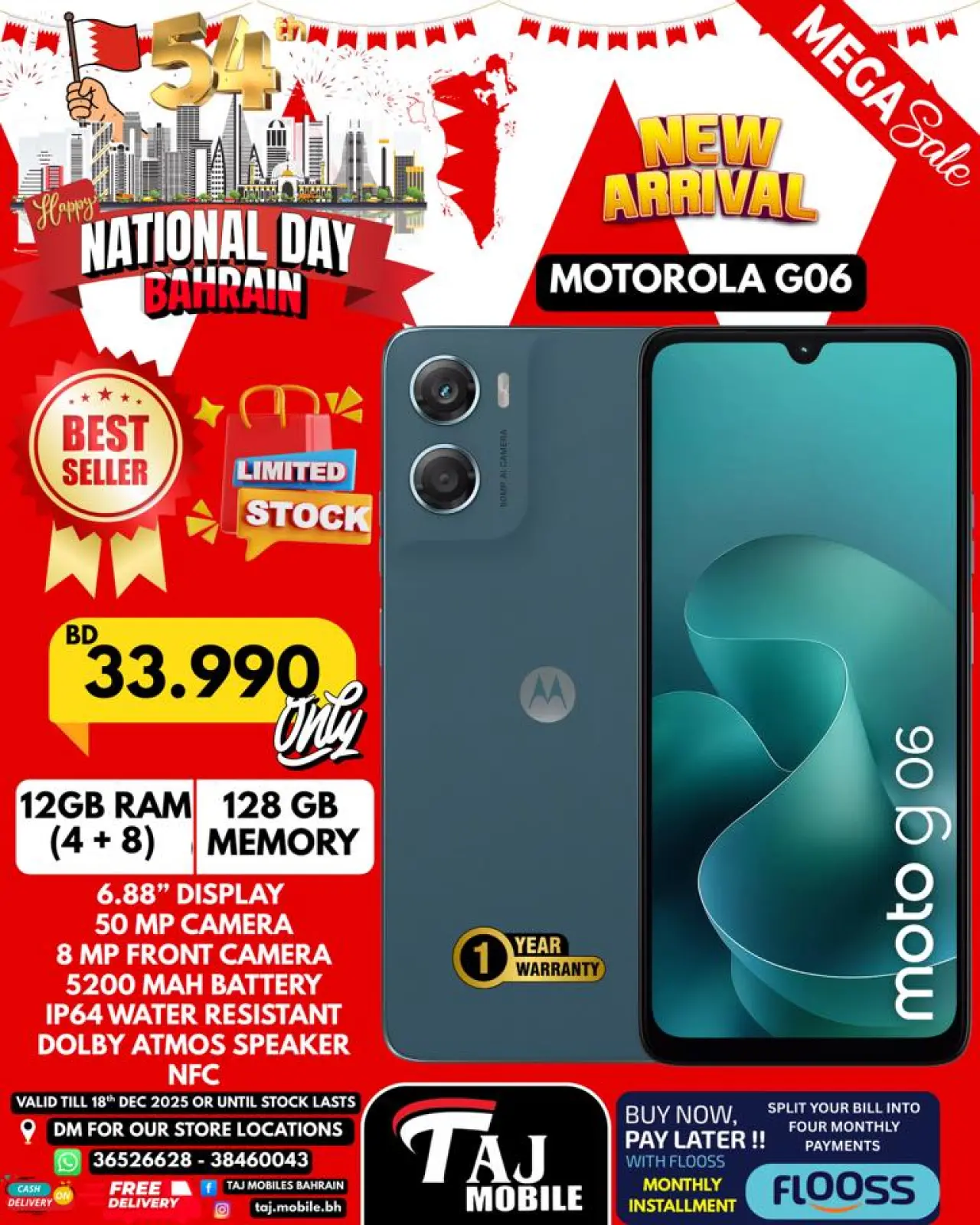 Page 58 in National Day Offers at Taj Mobiles Bahrain