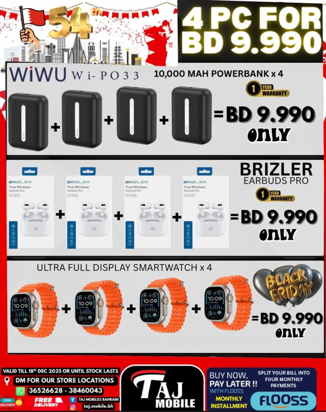Page 5 in National Day Offers at Taj Mobiles Bahrain