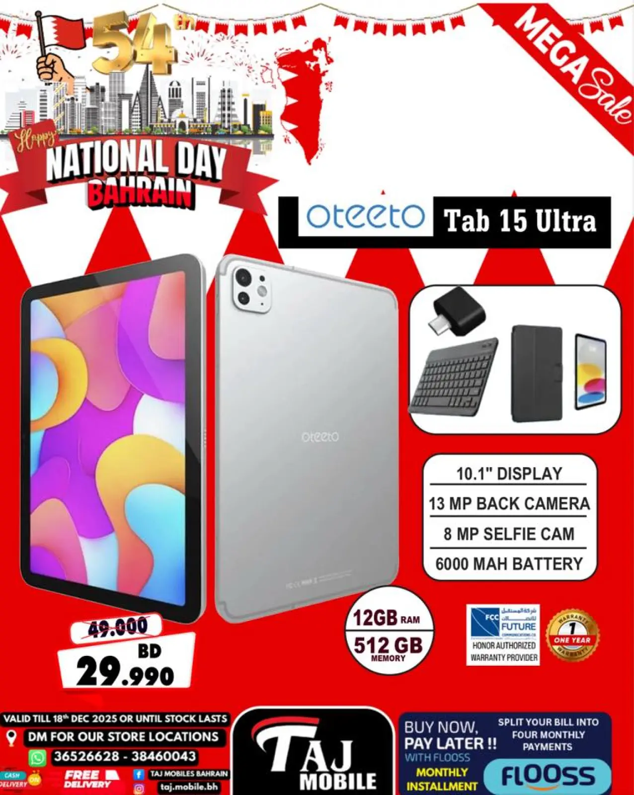 Page 7 in National Day Offers at Taj Mobiles Bahrain