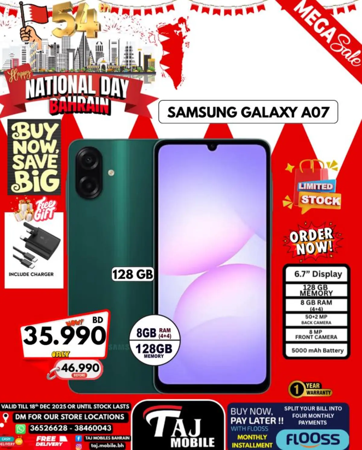 Offres Mobiles Taj Bahrein de 12 à 18 décembre 2025 Offres Fête Nationale - Page 9