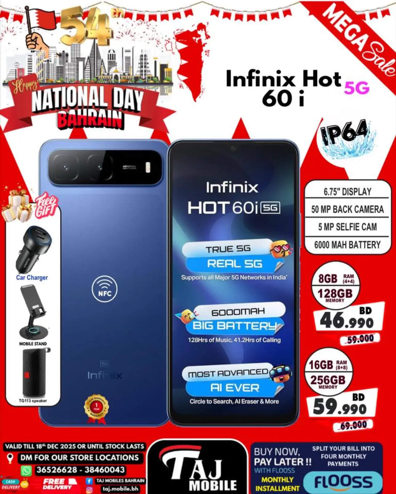 Page 37 in National Day Offers at Taj Mobiles Bahrain
