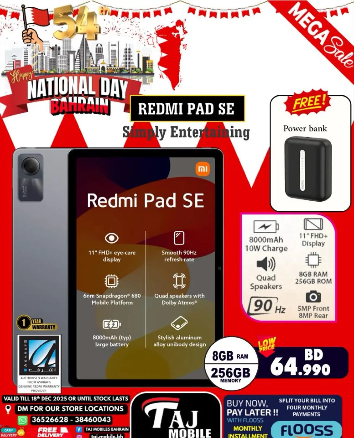 Offres Mobiles Taj Bahrein de 12 à 18 décembre 2025 Offres Fête Nationale - Page 47