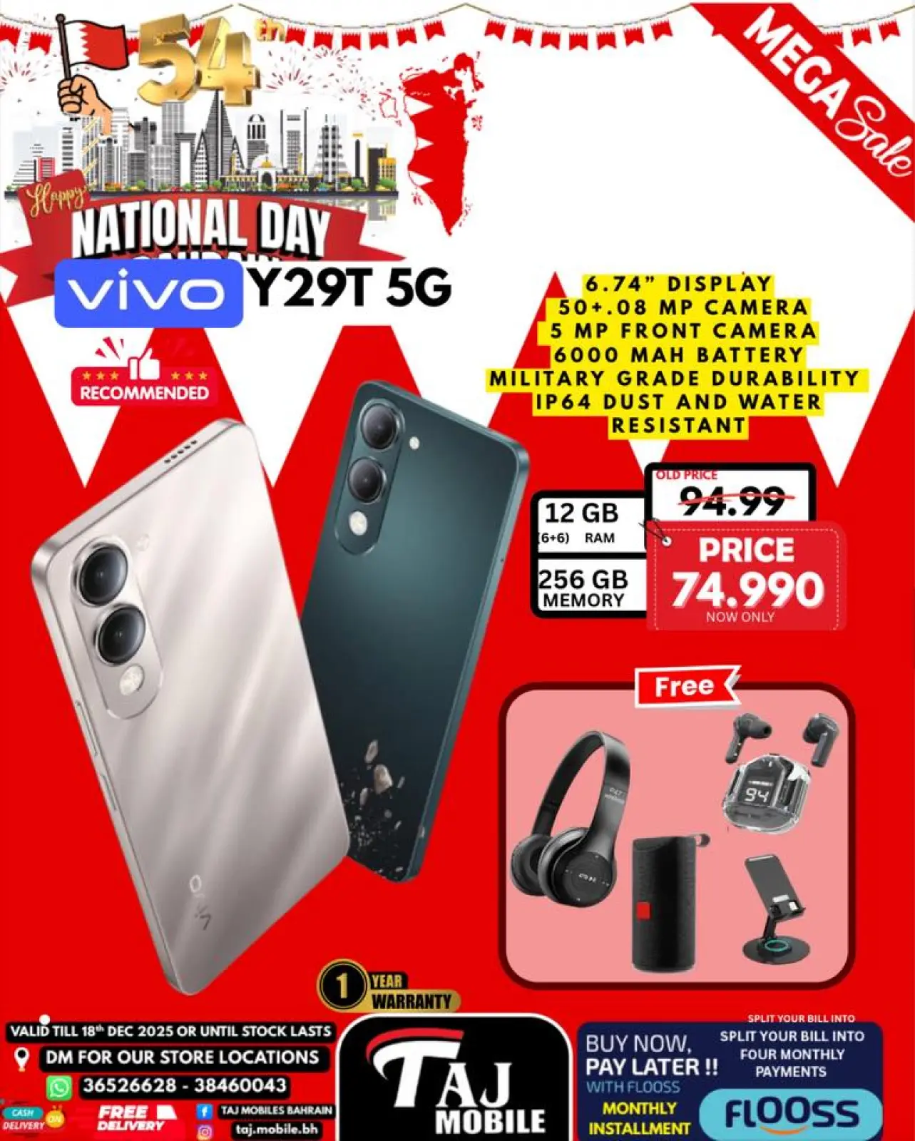 Page 23 in National Day Offers at Taj Mobiles Bahrain