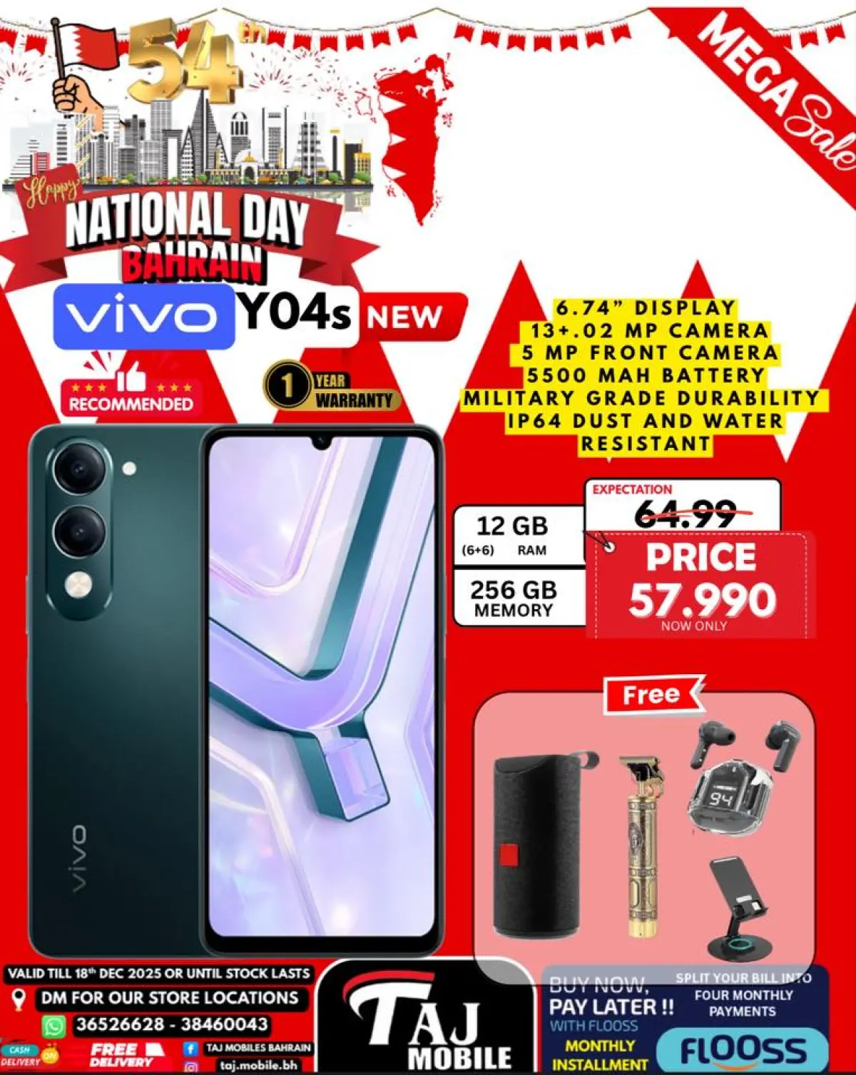 Offres Mobiles Taj Bahrein de 12 à 18 décembre 2025 Offres Fête Nationale - Page 16