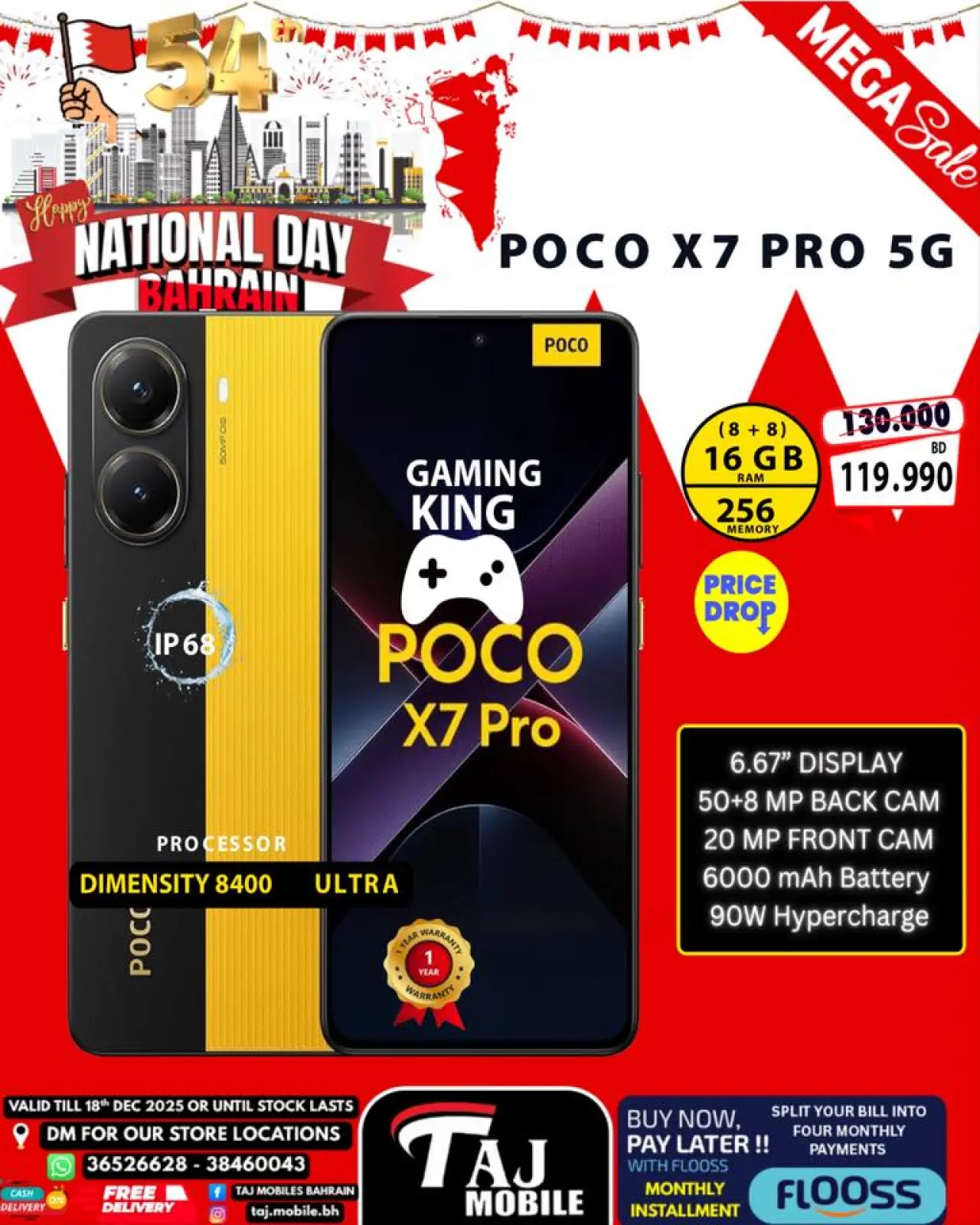 Page 22 in National Day Offers at Taj Mobiles Bahrain