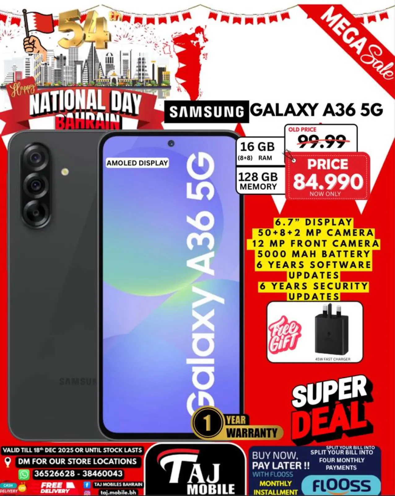 Page 46 in National Day Offers at Taj Mobiles Bahrain