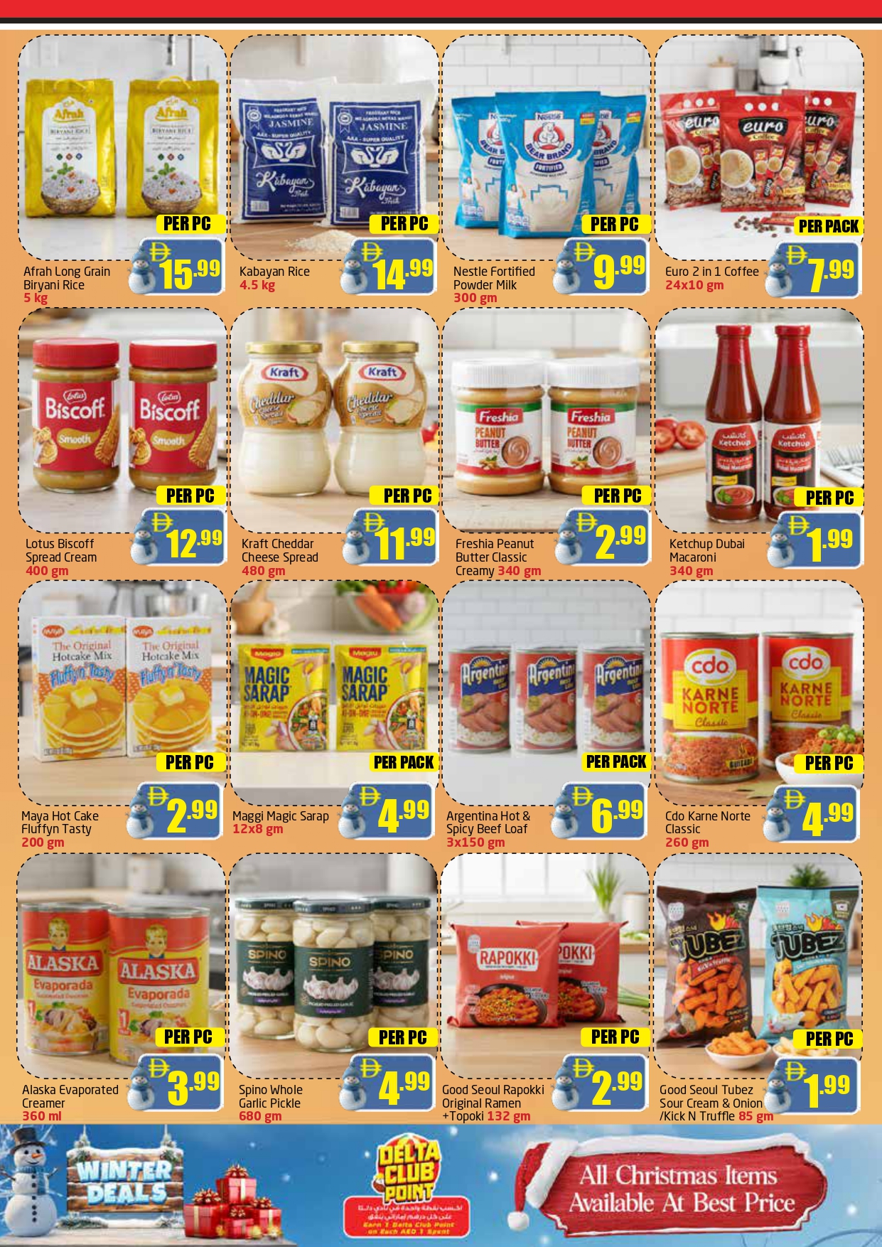 Ofertas de Centro Delta Emiratos Árabes Unidos de 12 a 21 diciembre 2025 Ofertas de invierno