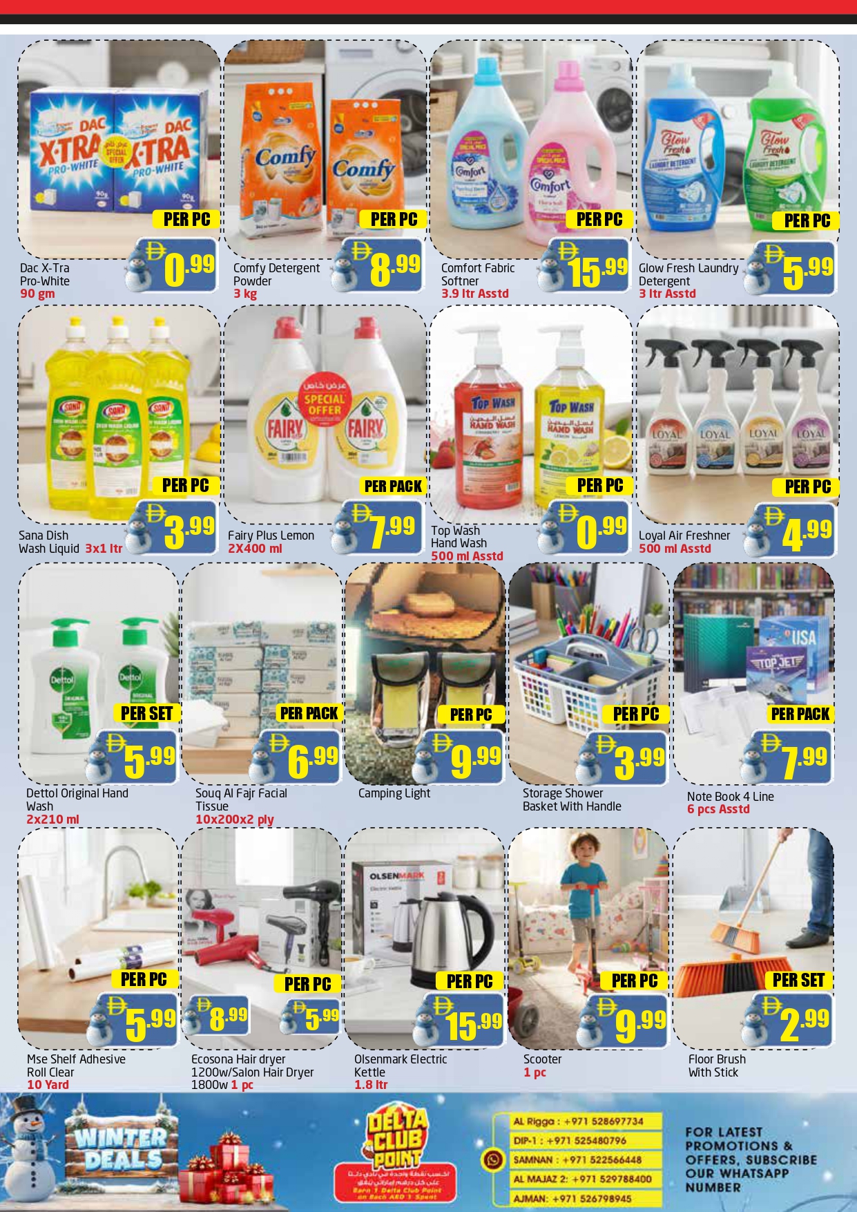 Ofertas de Centro Delta Emiratos Árabes Unidos de 12 a 21 diciembre 2025 Ofertas de invierno