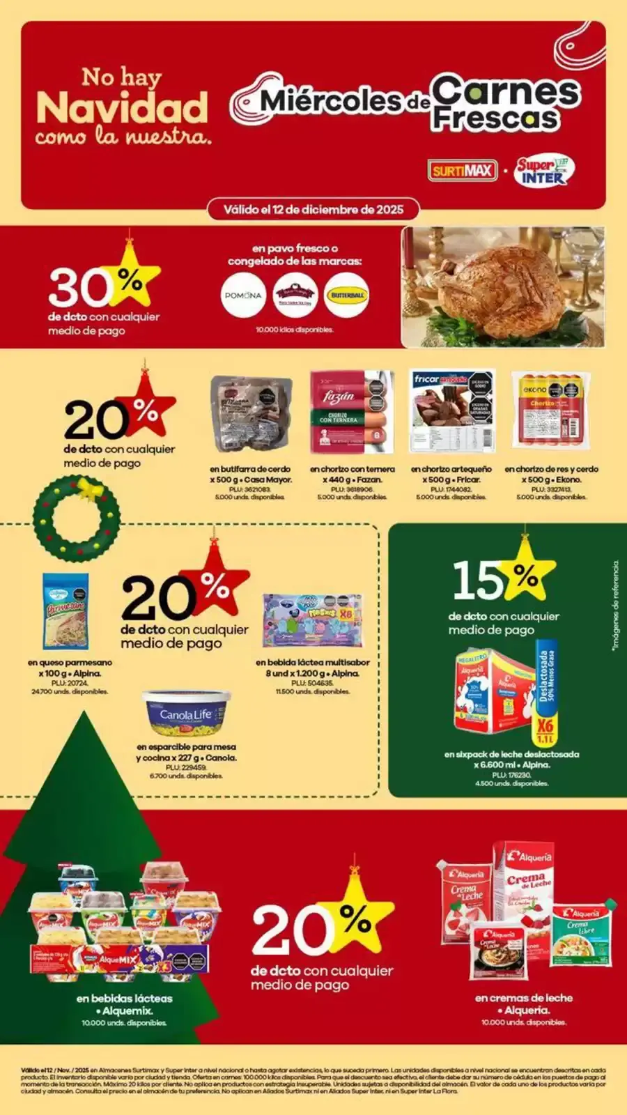 Page 1 dans Offres exclusives chez Surtimax Colombie