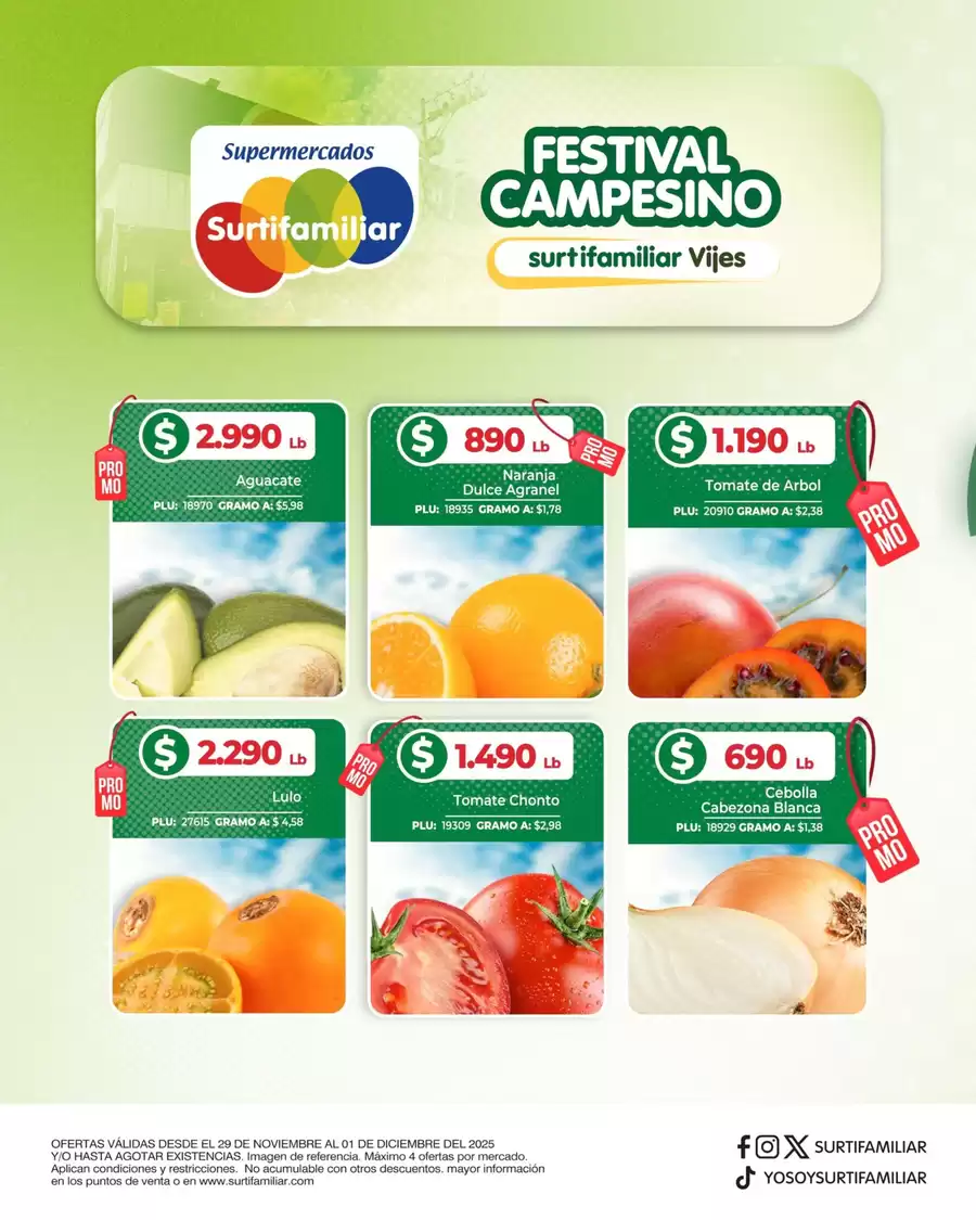 Surtimax Colombia Offers from 29 November to 13 December 2025 Exclusive bargains