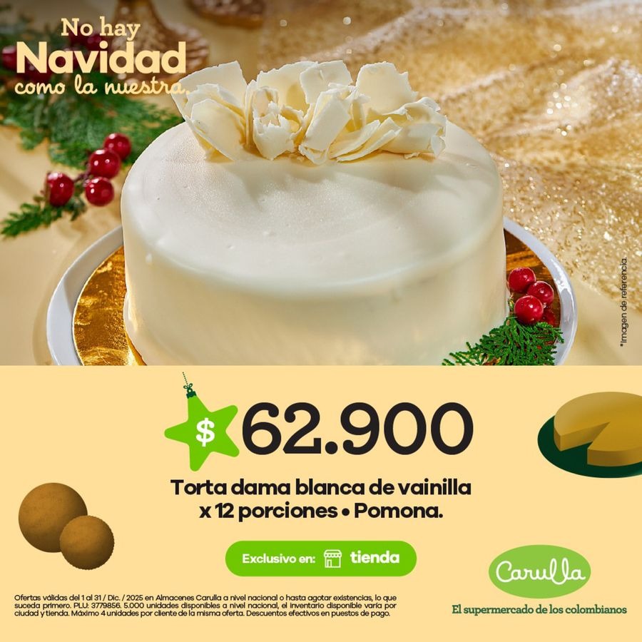 Carulla Colombia Offers from 12 December to 2 January 2026 Exclusive bargains