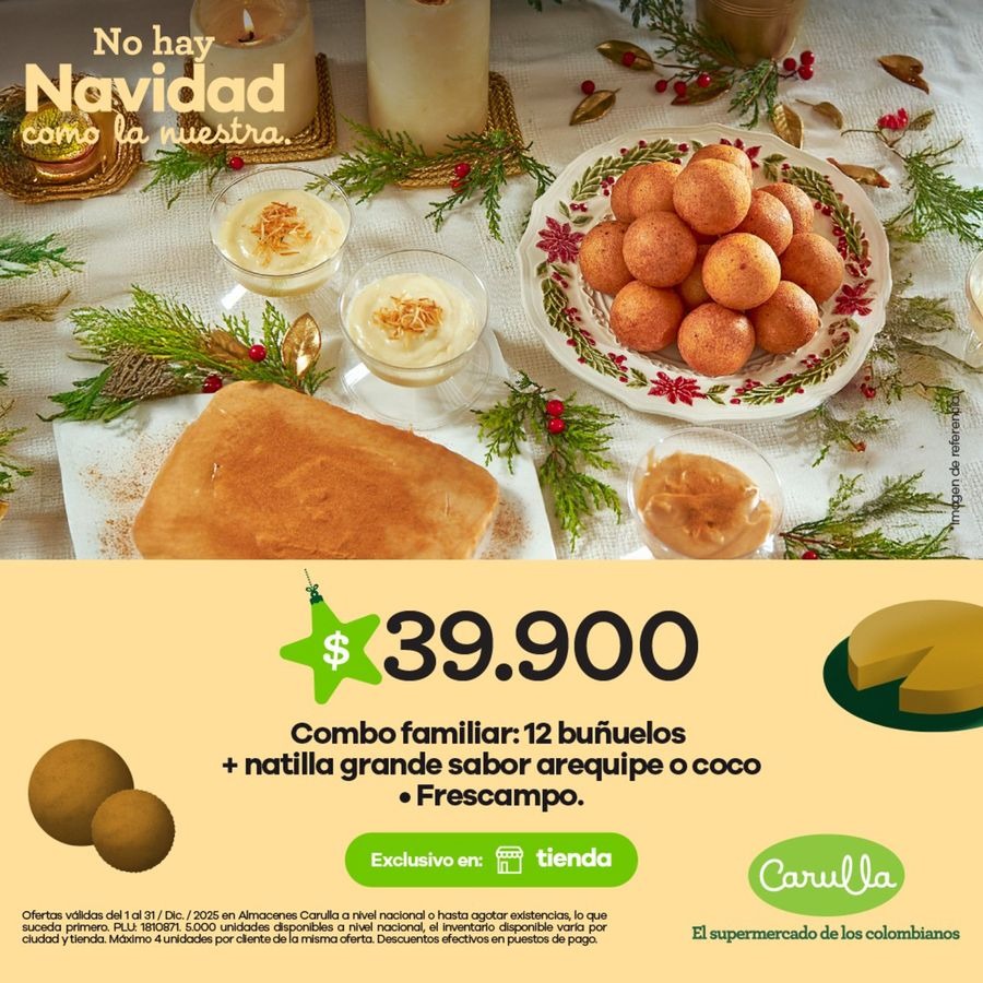 Carulla Colombia Offers from 12 December to 2 January 2026 Exclusive bargains
