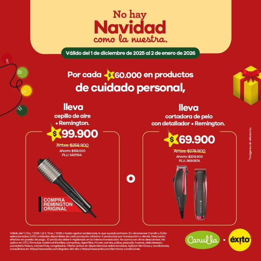 Carulla Colombia Offers from 12 December to 2 January 2026 Exclusive bargains