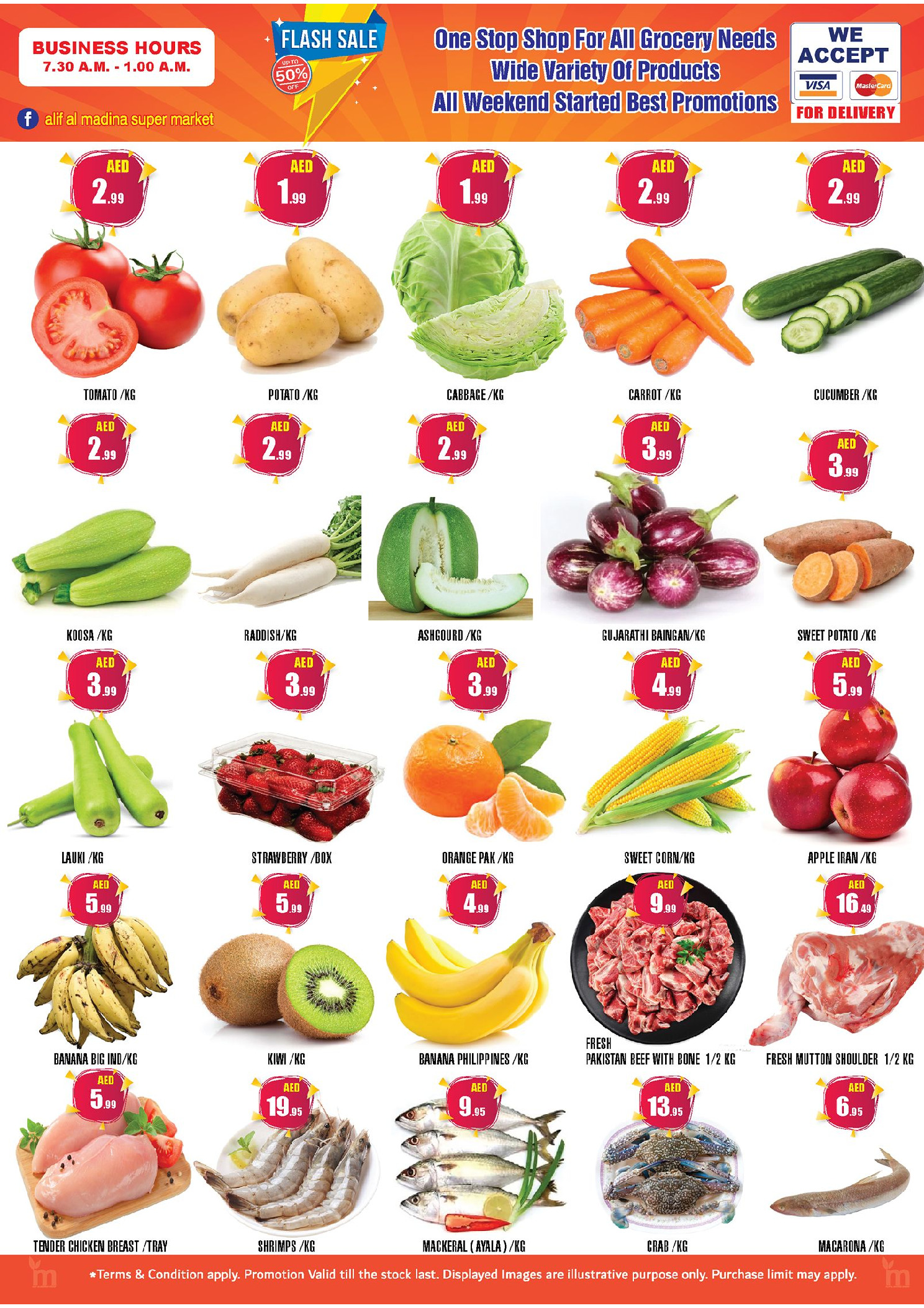 Ofertas de ALIF Al Madina Emiratos Árabes Unidos de 12 a 14 diciembre 2025 Ofertas relámpago