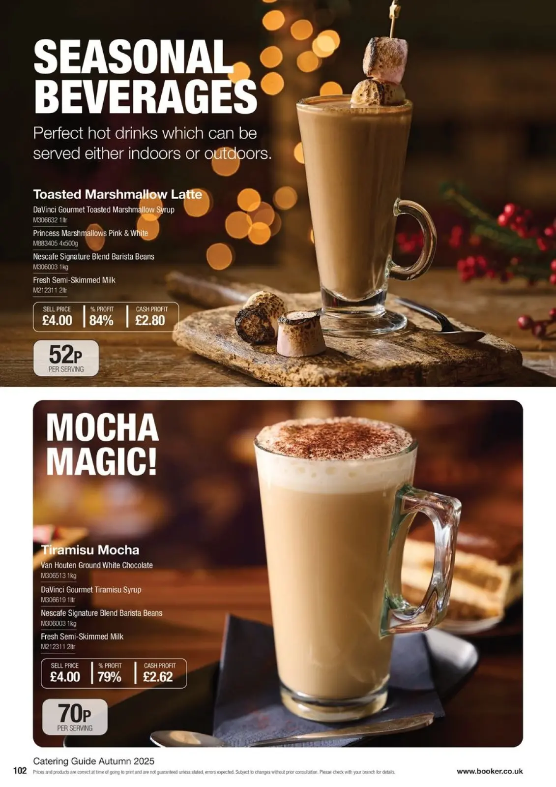 Page 102 in Everyday Low Prices at Booker Wholesale United Kingdom