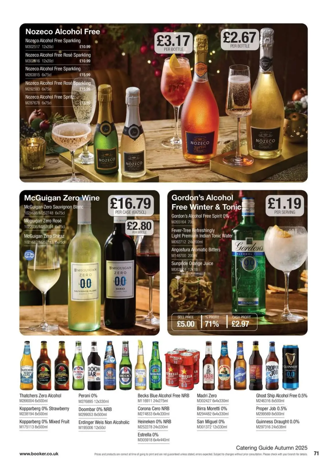 Page 71 in Everyday Low Prices at Booker Wholesale United Kingdom