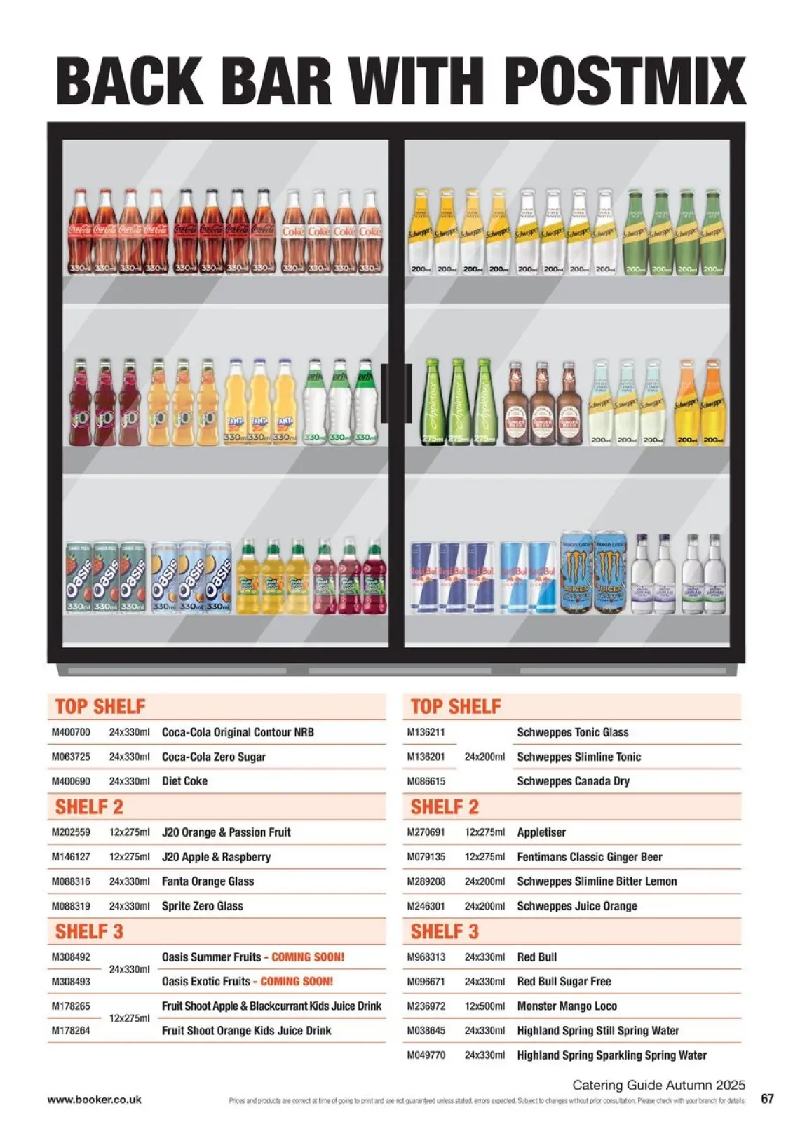 Page 67 in Everyday Low Prices at Booker Wholesale United Kingdom