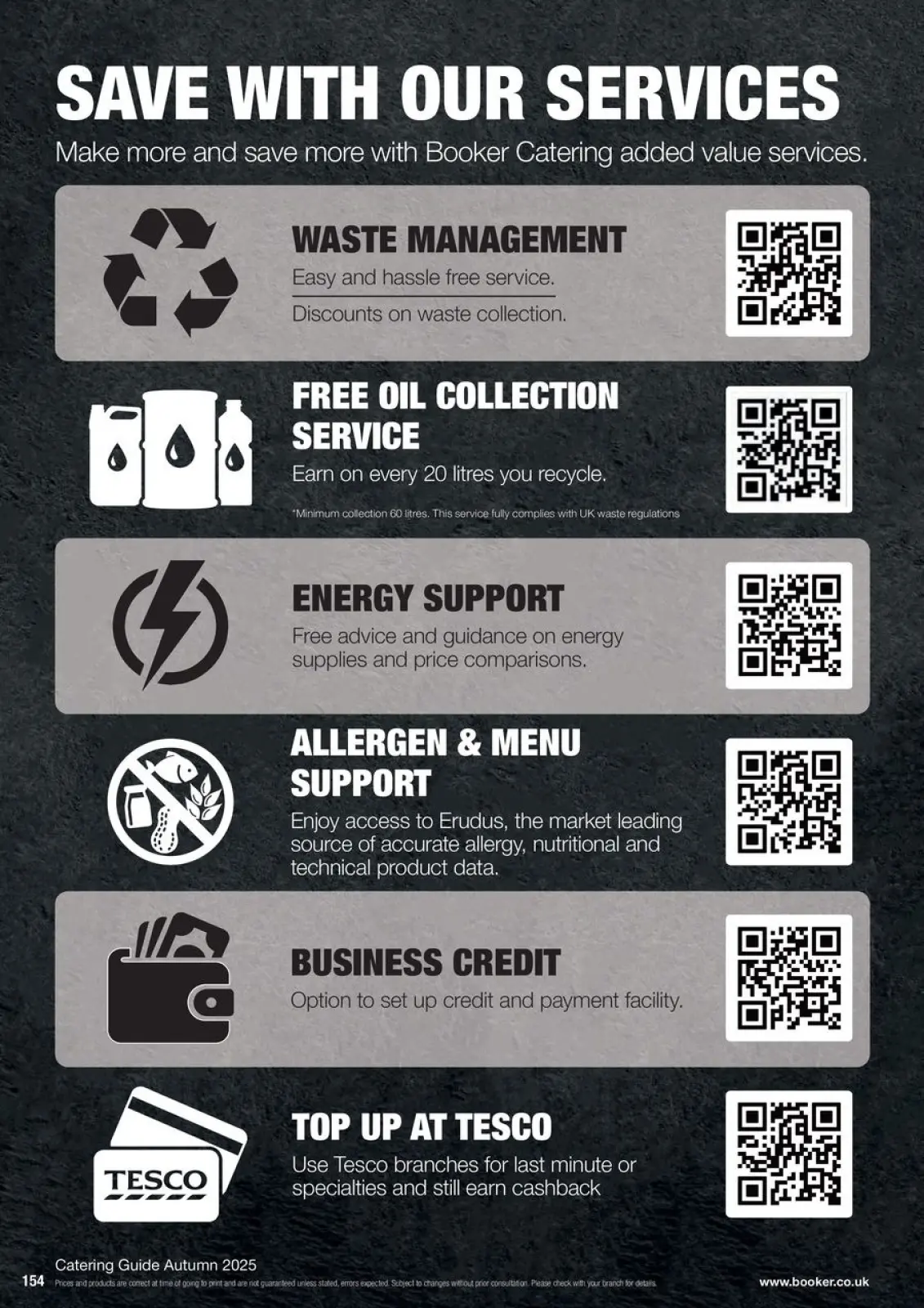 Page 154 in Everyday Low Prices at Booker Wholesale United Kingdom