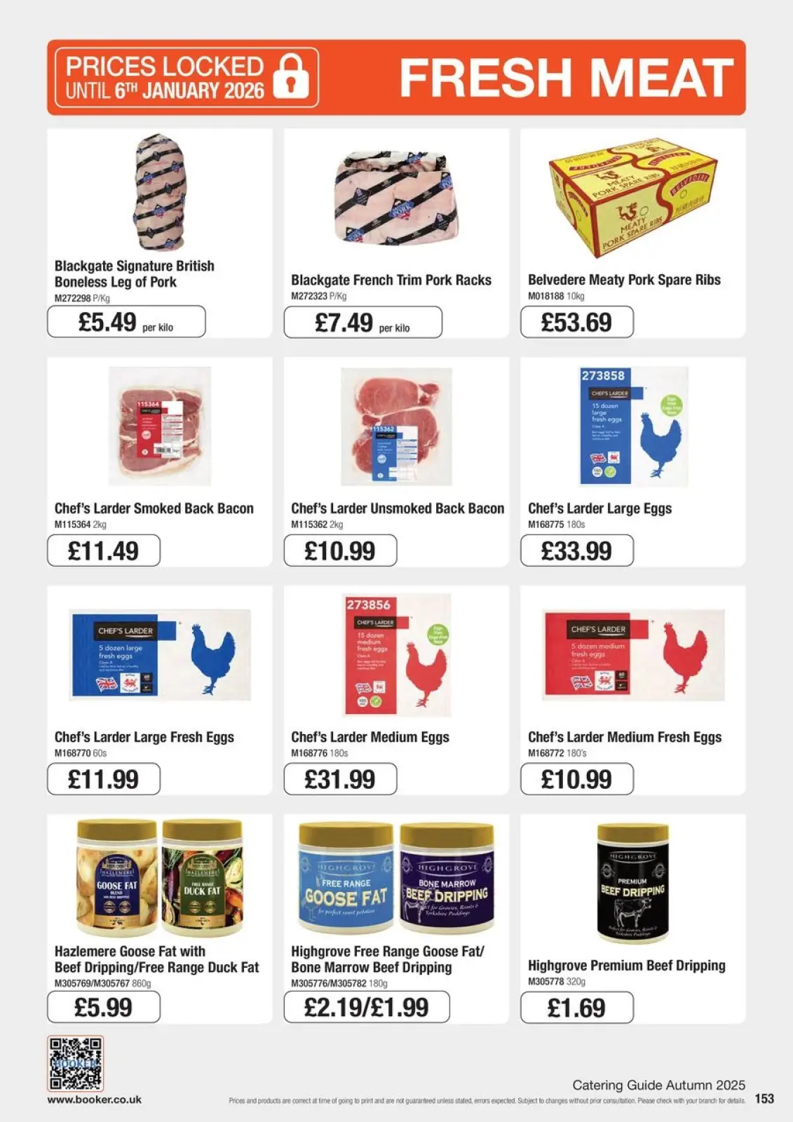 Page 153 in Everyday Low Prices at Booker Wholesale United Kingdom
