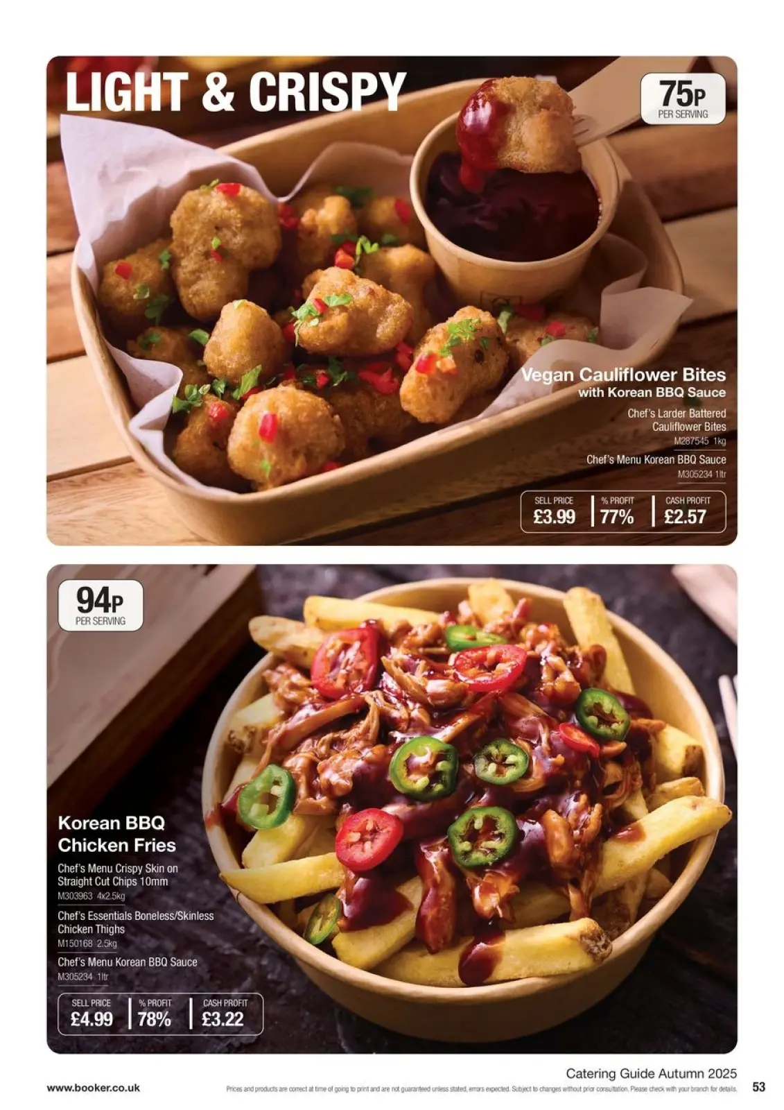 Page 53 in Everyday Low Prices at Booker Wholesale United Kingdom