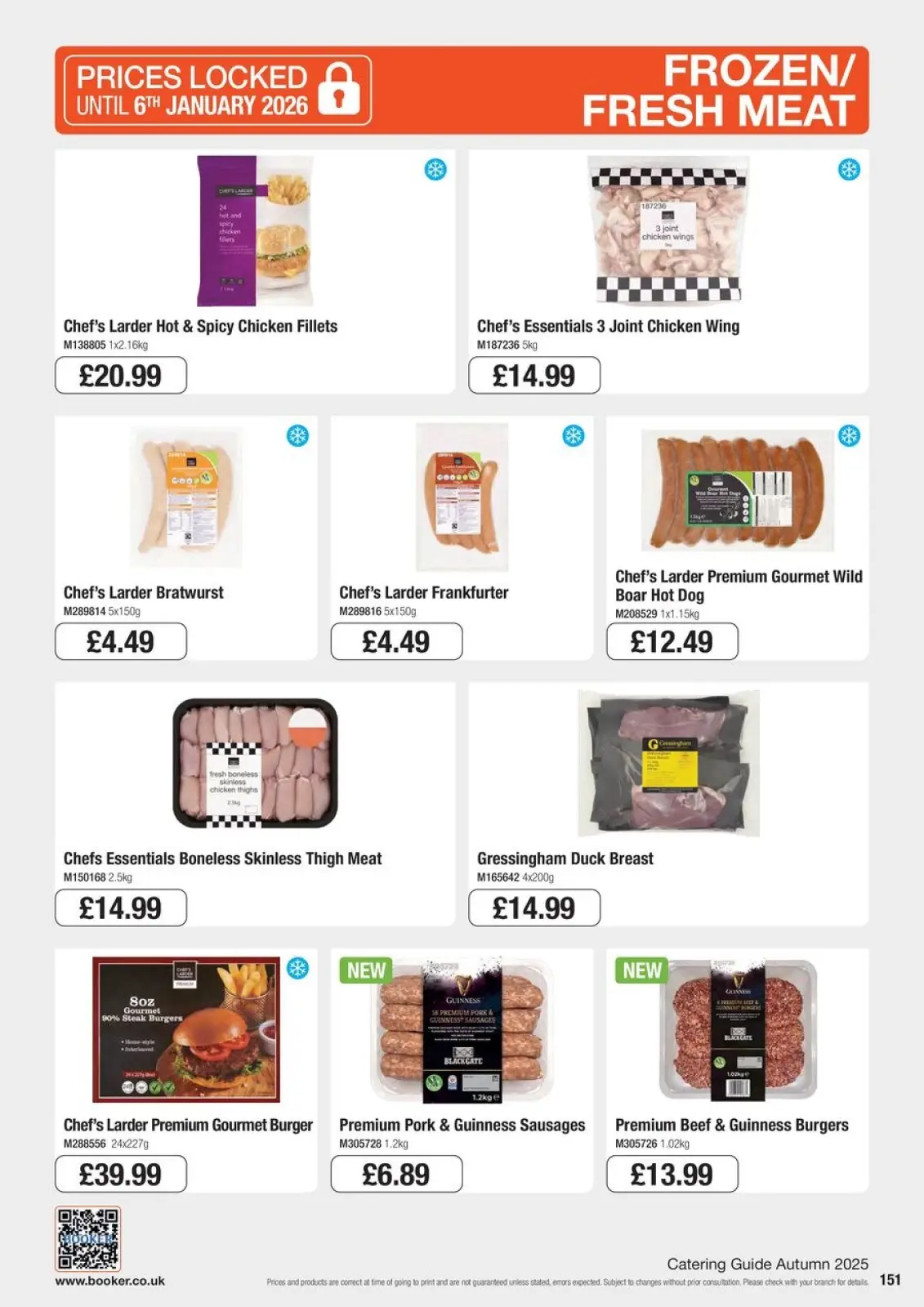 Page 151 in Everyday Low Prices at Booker Wholesale United Kingdom