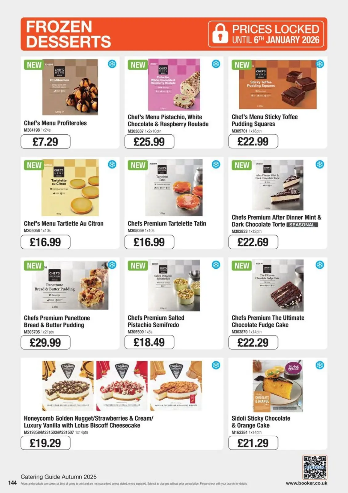 Page 144 in Everyday Low Prices at Booker Wholesale United Kingdom