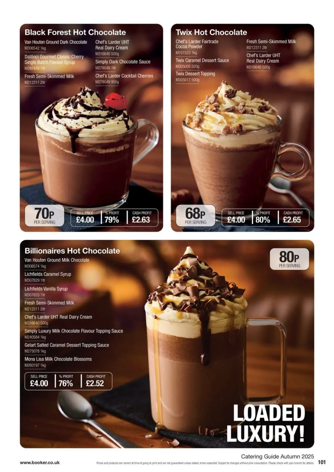 Page 101 in Everyday Low Prices at Booker Wholesale United Kingdom