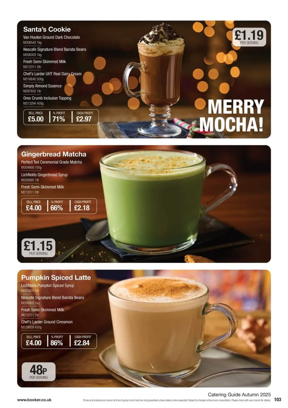 Page 103 in Everyday Low Prices at Booker Wholesale United Kingdom