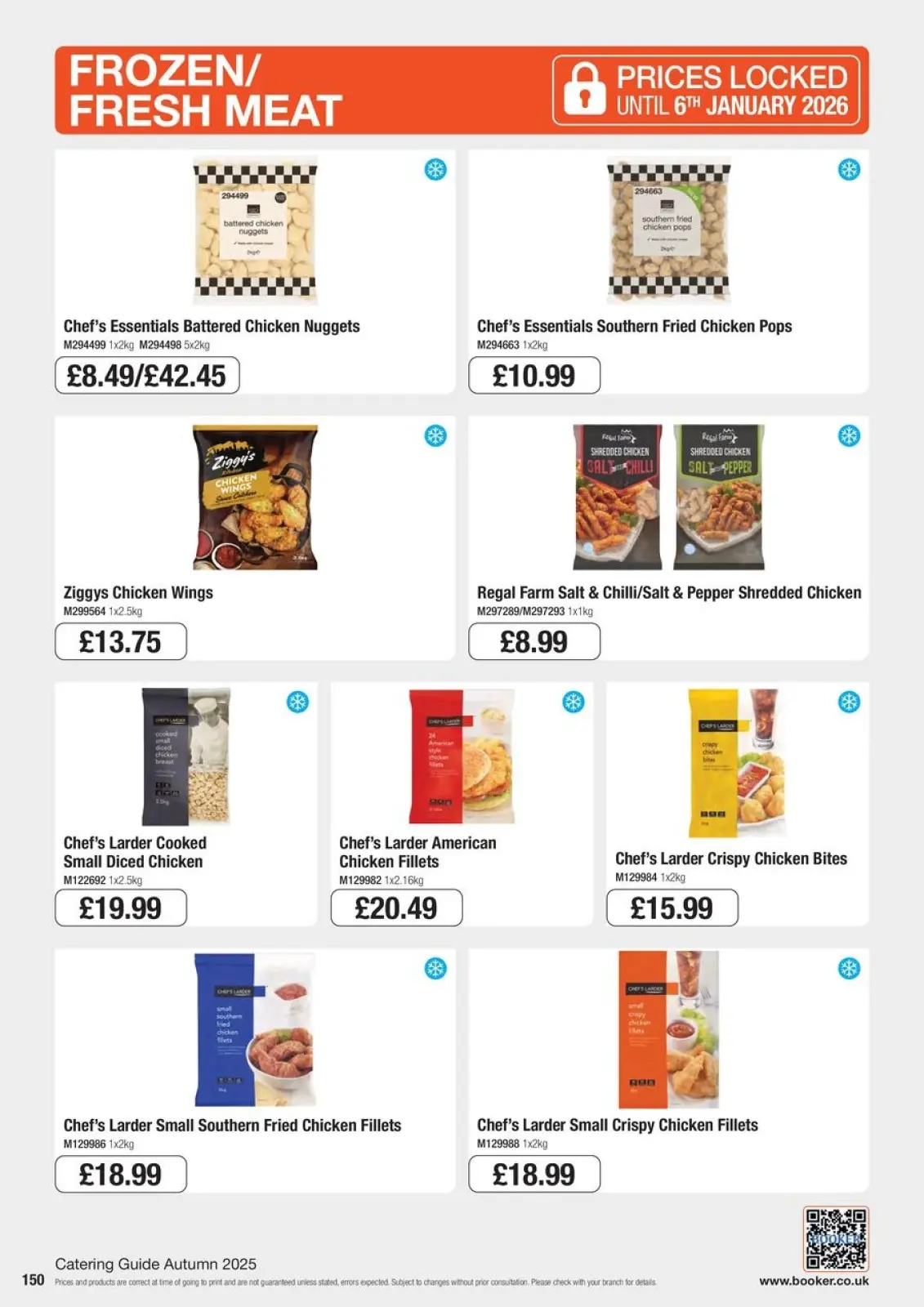 Page 150 in Everyday Low Prices at Booker Wholesale United Kingdom