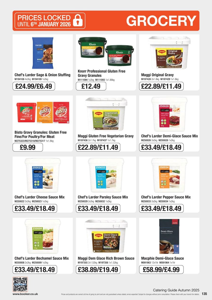 عروض جملة بوكر بريطانيا من 27 نوفمبر حتى 31 ديسمبر 2025 أسعار منخفضة كل يوم - جملة بوكر - المملكة المتحدة - 27 نوفمبر 2025 – 31 ديسمبر 2025 - صفحة 135