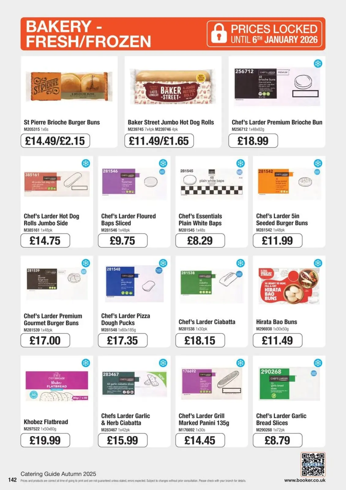 Page 142 in Everyday Low Prices at Booker Wholesale United Kingdom