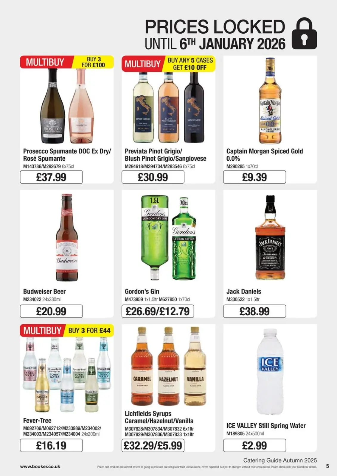 Page 5 in Everyday Low Prices at Booker Wholesale United Kingdom