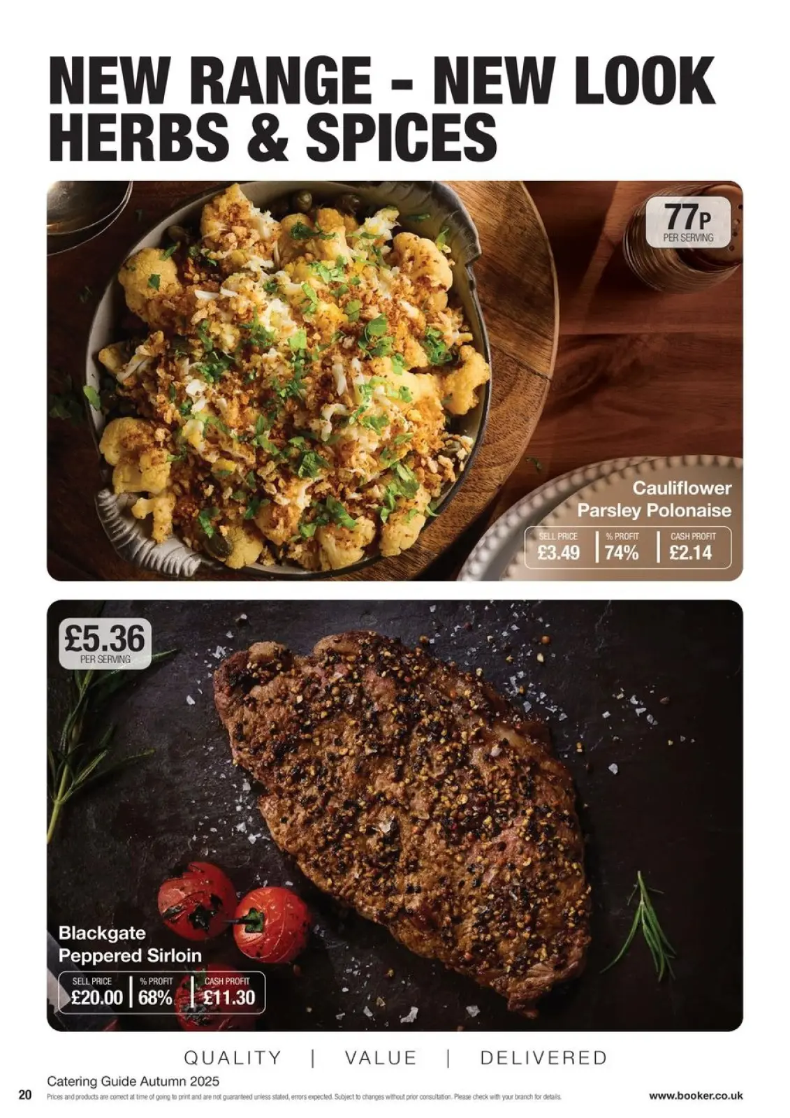 Page 20 in Everyday Low Prices at Booker Wholesale United Kingdom