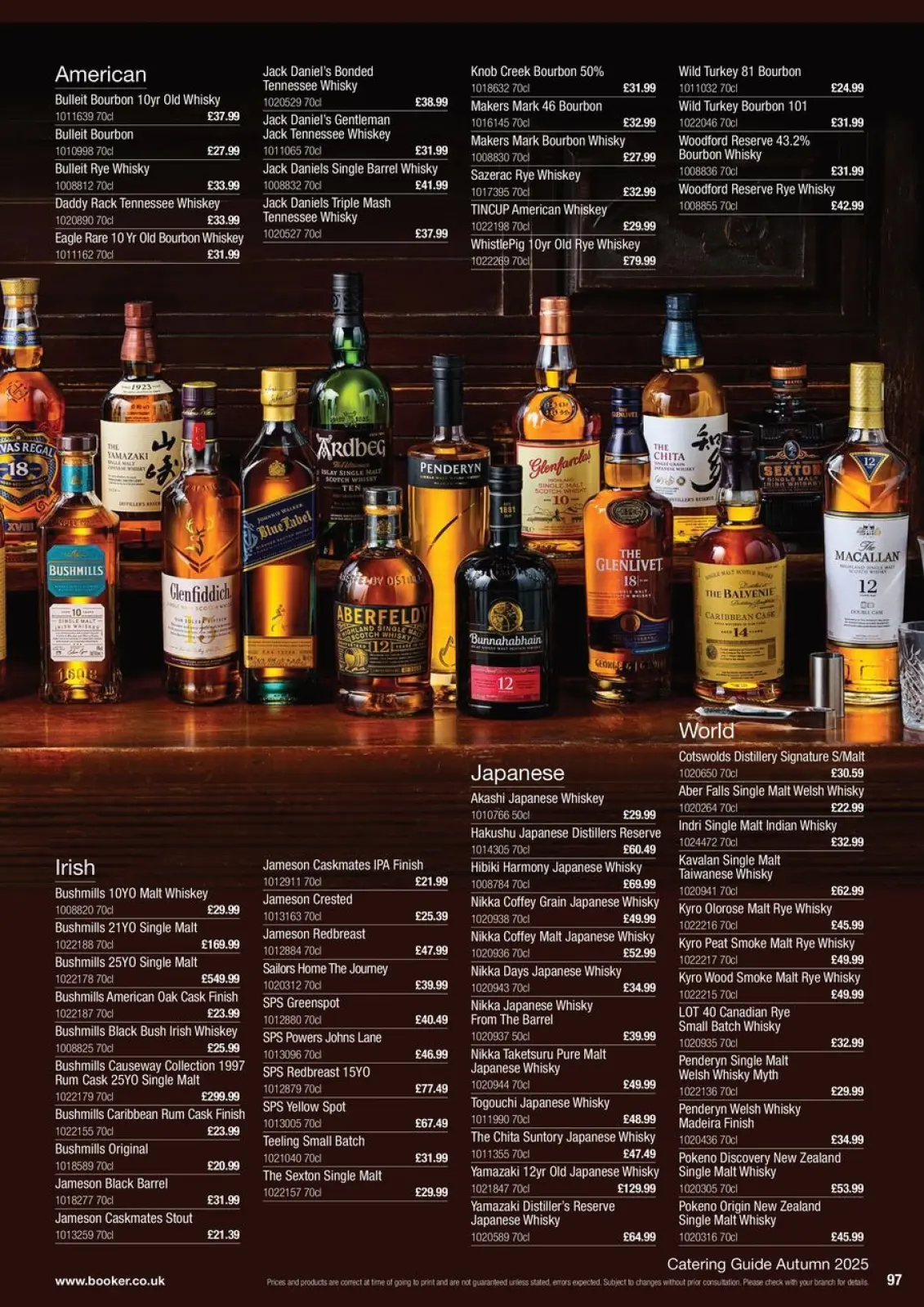 Page 97 in Everyday Low Prices at Booker Wholesale United Kingdom