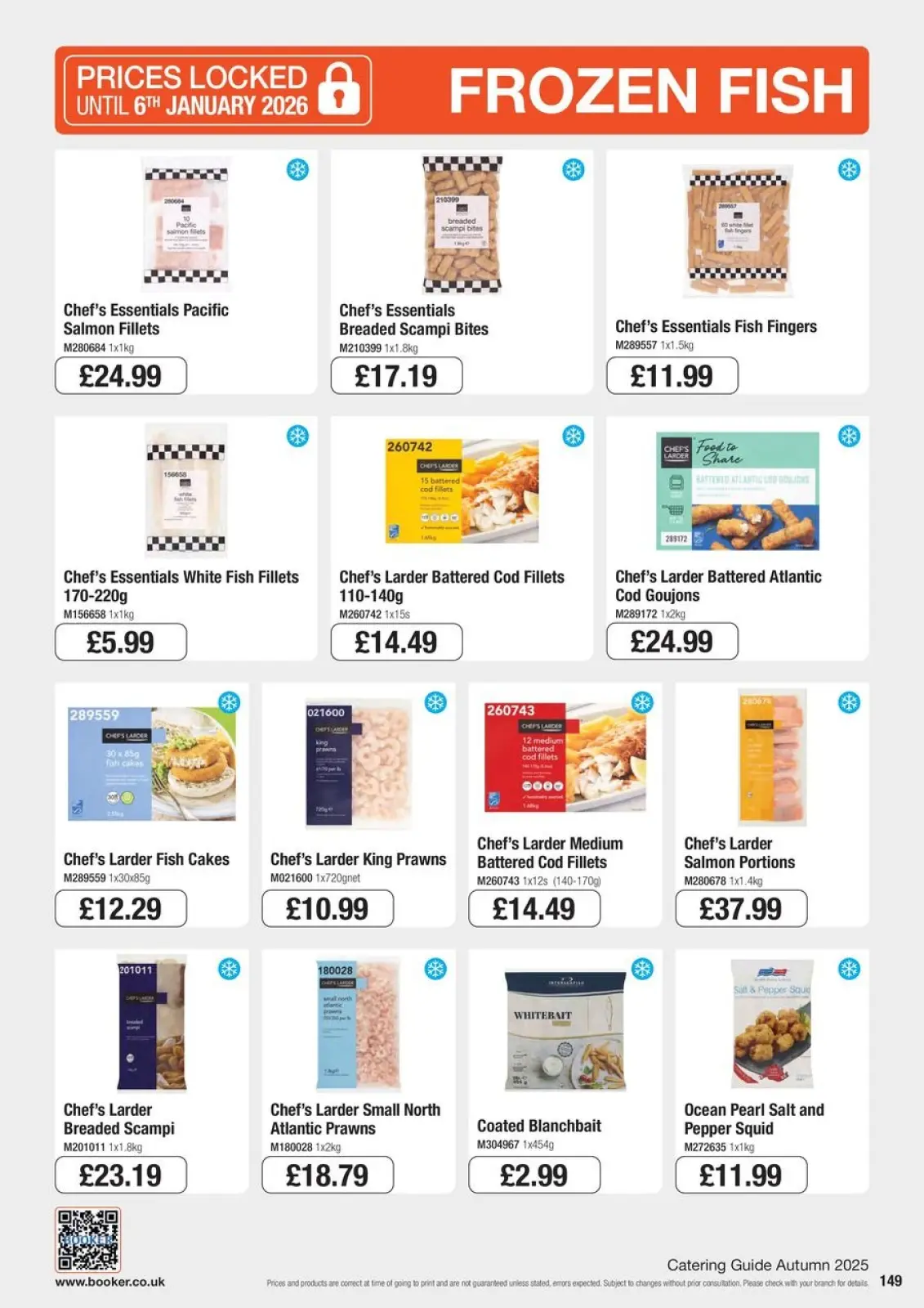 Page 149 in Everyday Low Prices at Booker Wholesale United Kingdom