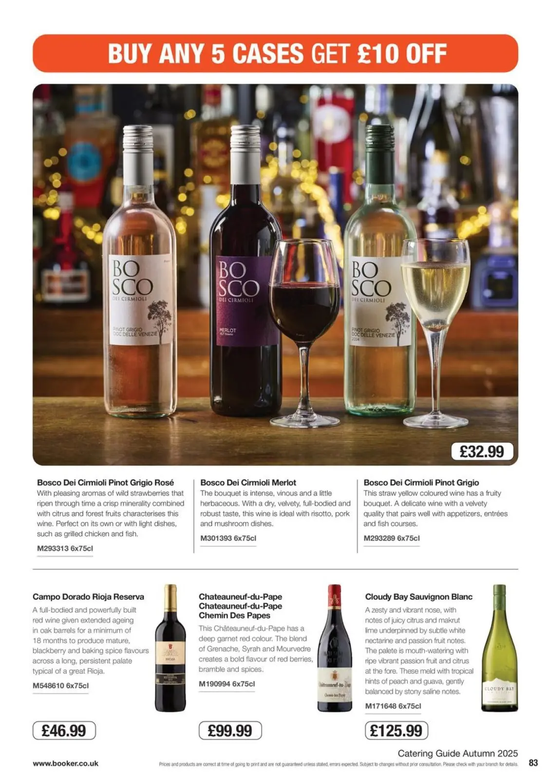 Page 83 in Everyday Low Prices at Booker Wholesale United Kingdom