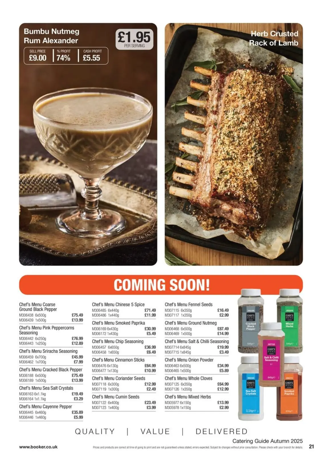 Page 21 in Everyday Low Prices at Booker Wholesale United Kingdom