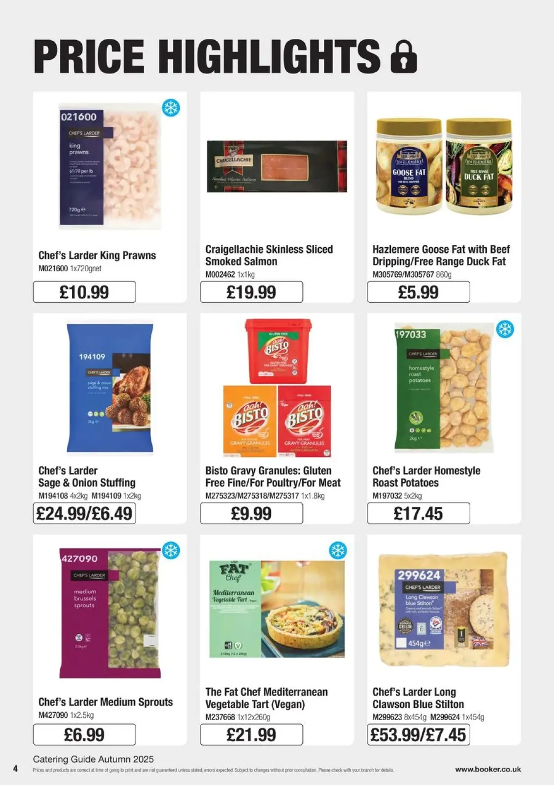 Page 4 in Everyday Low Prices at Booker Wholesale United Kingdom