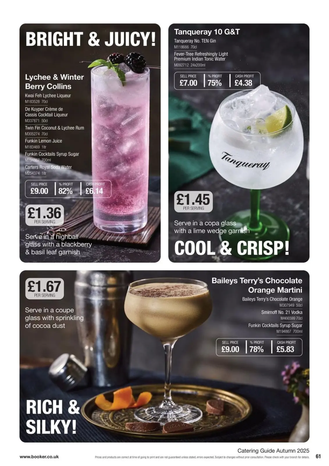 Page 61 in Everyday Low Prices at Booker Wholesale United Kingdom