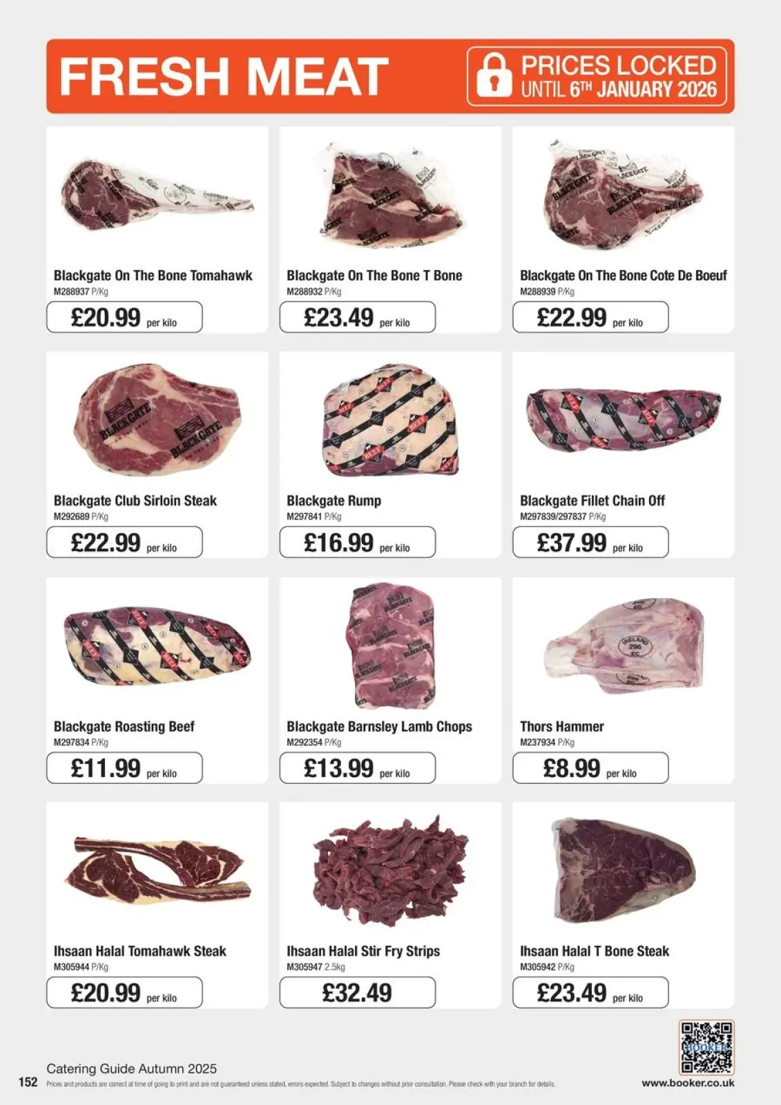 Page 152 in Everyday Low Prices at Booker Wholesale United Kingdom