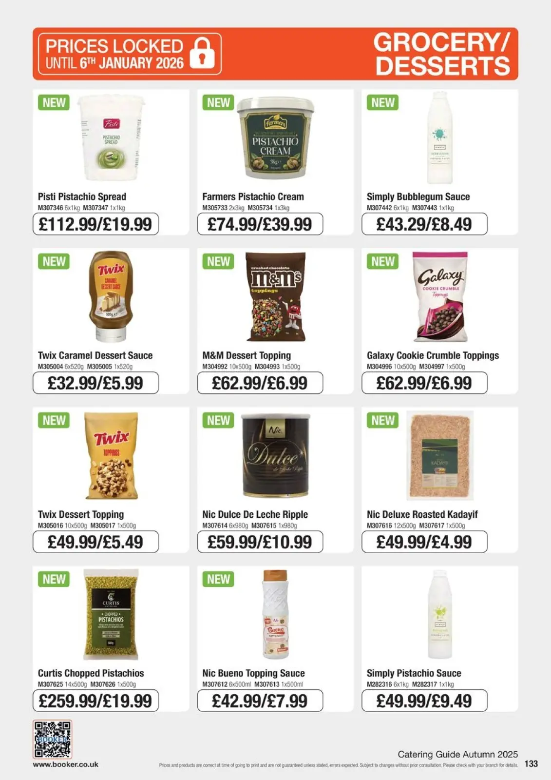 Page 133 in Everyday Low Prices at Booker Wholesale United Kingdom