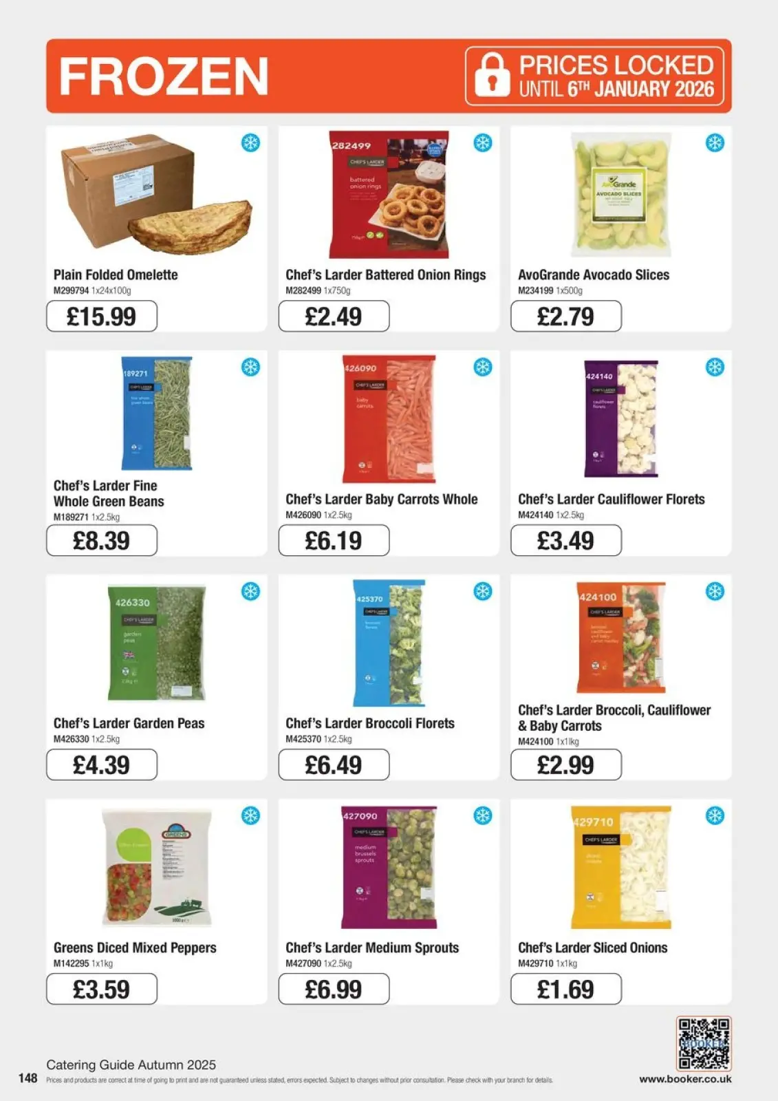 Page 148 in Everyday Low Prices at Booker Wholesale United Kingdom