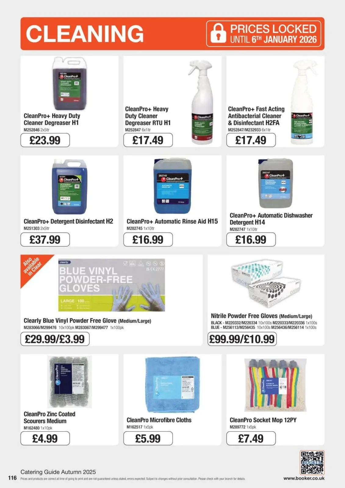 Page 116 in Everyday Low Prices at Booker Wholesale United Kingdom