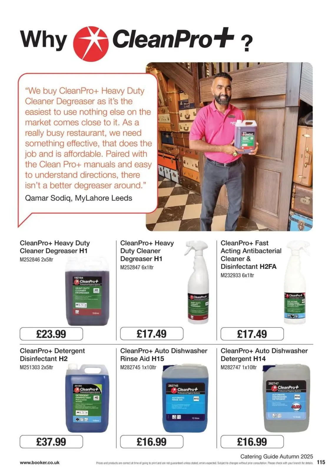 Page 115 in Everyday Low Prices at Booker Wholesale United Kingdom