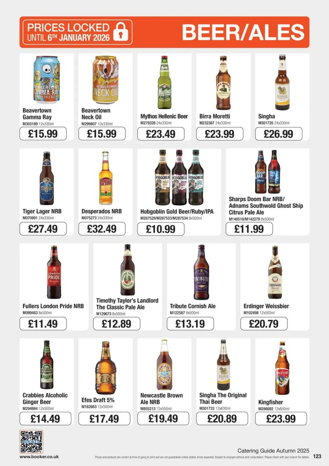 Page 123 in Everyday Low Prices at Booker Wholesale United Kingdom