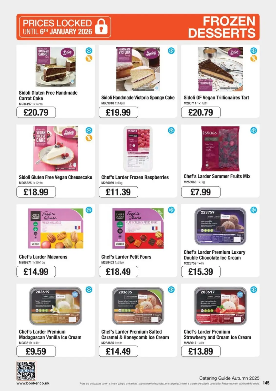 Page 145 in Everyday Low Prices at Booker Wholesale United Kingdom
