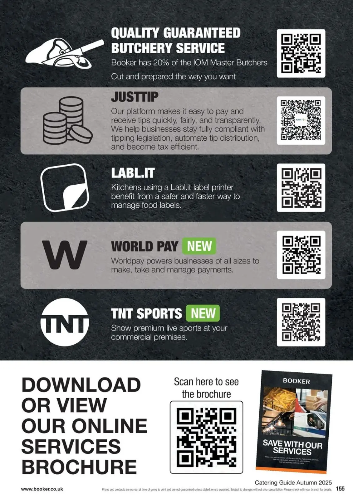 Page 155 in Everyday Low Prices at Booker Wholesale United Kingdom