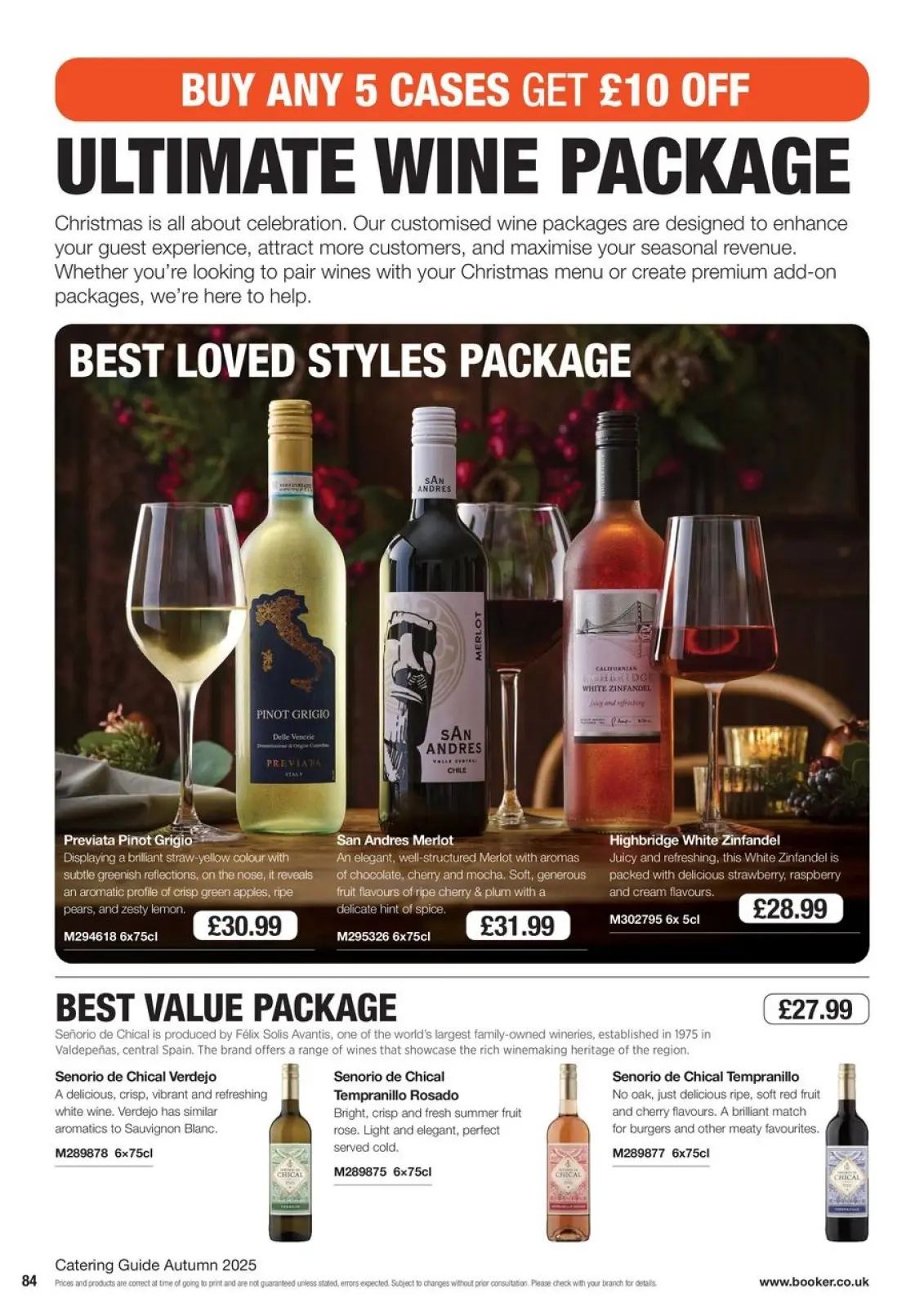 Page 84 in Everyday Low Prices at Booker Wholesale United Kingdom